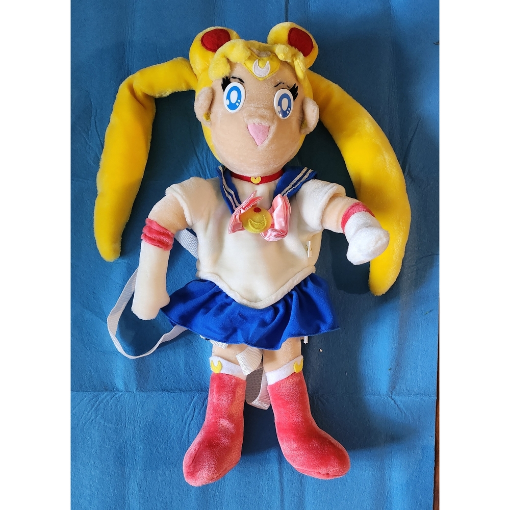 Vintage Sailor Moon Plush Back Pack 1996